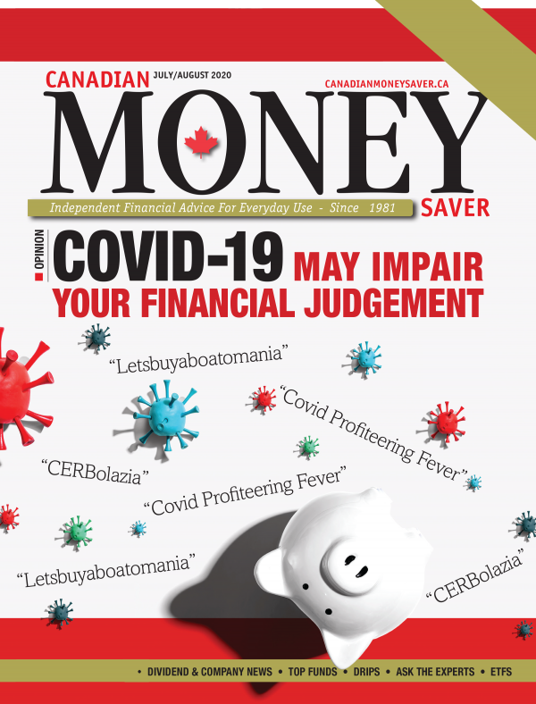 Cover of the July edition of the Canadian Money Saver Magazine