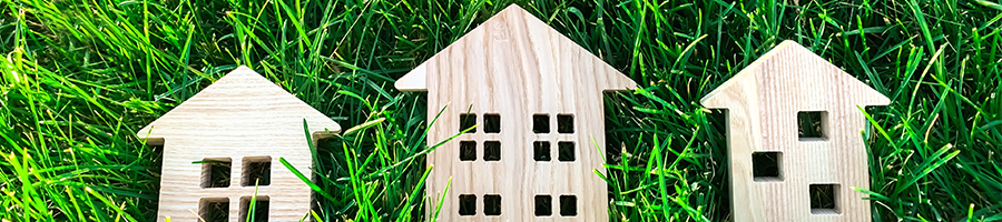 Wooden House in grass image