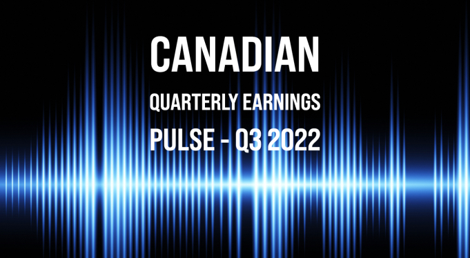 Headline image for Canadian Quarterly Earnings Pulse - Q3 2022