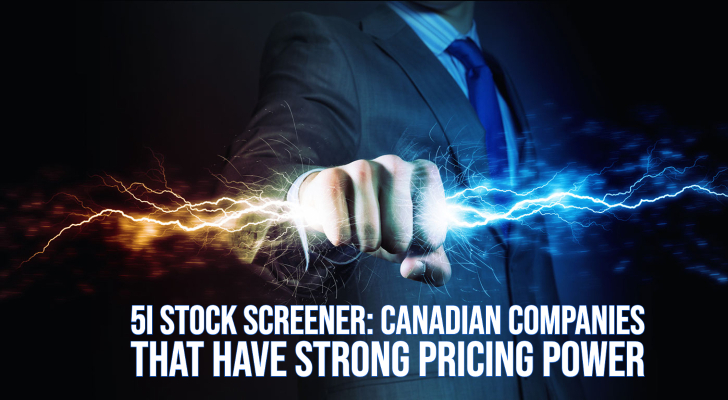 Headline image for 5i Stock Screener: Canadian Companies That Have Strong Pricing Power