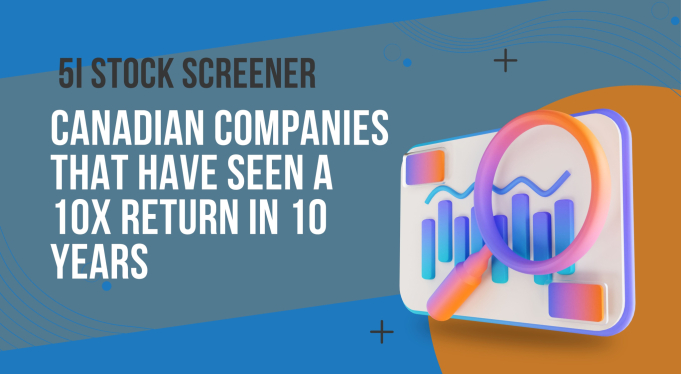 Headline image for 5i Stock Screener: Canadian companies that have seen a 10X return in 10 years